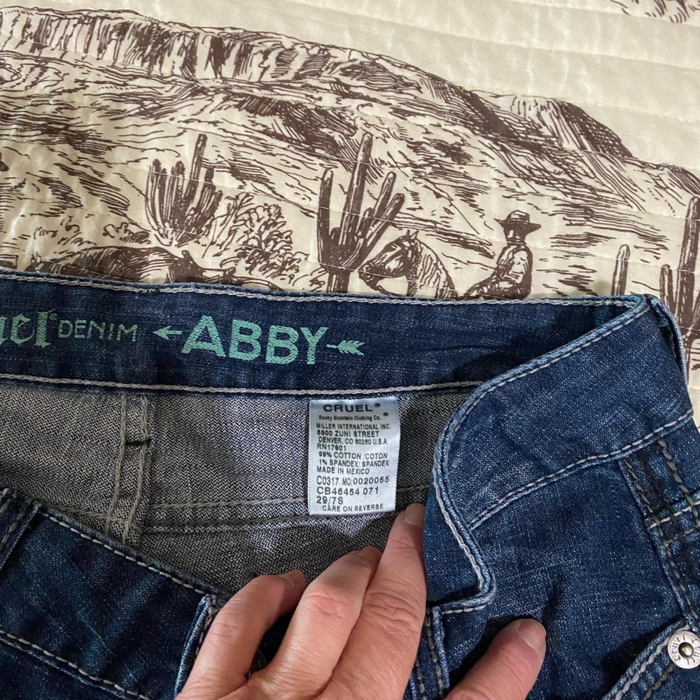 Cruel Girl Blue Boot Cut Jeans